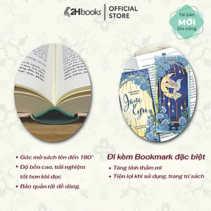 Sách Jane Eyre bìa cứng, tặng kèm bookmark Volnyy, tiểu thuyết văn học kinh điển Charlotte Bronte