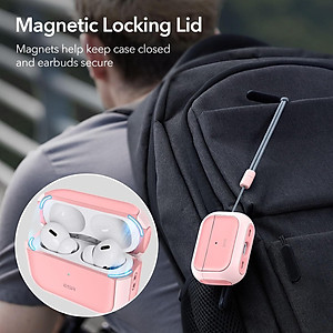 Bao Case ESR Orbit Hybrid Case with HaloLock cho AirPods Pro / AirPods Pro 2 (2023/2022/2019) Magnetic Lid Lock - Hàng Chính Hãng