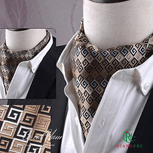 Khăn quàng cổ phong cách quý Tộc thời trang Anh Quốc ASCOT TIE Giangpkc K01-09