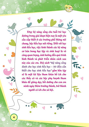 Sách Kỹ Năng Sống Dành Cho Học Sinh Tiểu Học - 50 Điều Cần Thiết Cho Học Sinh Tiểu Học ( Tập 2 )(Tái Bản)