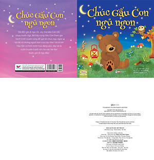 Sách Ehon Châu Âu - Chúc Gấu Con Ngủ Ngon