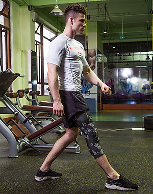 Băng Bảo Vệ Đầu Gối Khi Chơi Thể Thao Sportslink Litian Loại Dài - Màu Lính 