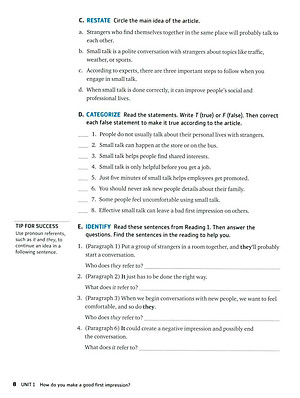 Q: Skills For Success: Level 3: Reading And Writing Student Book With iQ Online Practice - 3rd Edition