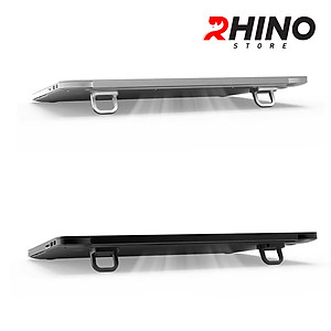 Kệ đỡ Laptop gắn máy Rhino KL901 Tiện lợi, nhỏ gọn, dễ dàng mang theo, siêu bền, kê cao lên tới 12 độ - Hàng chính hãng