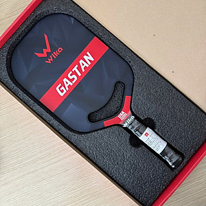 Vợt chơi Pickleball cao cấp Wi-ka Gastan - mặt vợt nhám, Carbon T1000