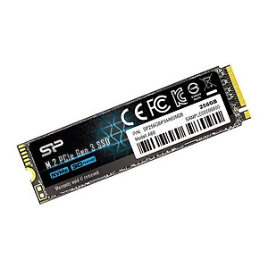 Ổ cứng SSD Silicon Power 256GB PCIe Gen3 x4 P34A60 SP256GBP34A60M28 - Hàng  Chính Hãng
