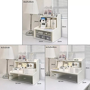 kệ đựng đồ kệ gỗ kệ decor bàn học Giá Để Bàn Kệ Đựng Đồ Màu Trắng Hai Tầng Bằng Gỗ Giá Đựng Mỹ Phẩm Giá Đựng Đồ Để Bàn Học Sinh