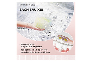 Bàn Chải Điện Halio Sonic SmartClean Electric Toothbrush Công Nghệ Sóng Âm Sạch Sâu