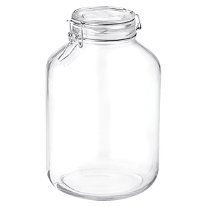 Hũ thủy tinh nắp cài Bormioli Rocco Fido 5L – Kín hơi, bảo quản thực phẩm dung tích lớn, cao cấp Ý