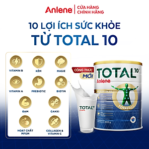 [MỚI] Sữa bột bổ sung dinh dưỡng Anlene Total 10 lon 800g Tặng 1 Nồi Inox Hoặc Chảo 18cm