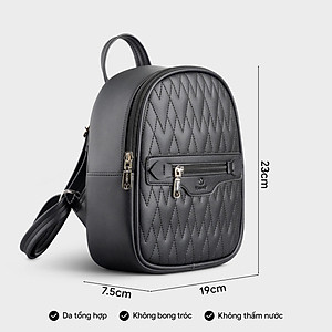 Balo Yuumy ( Thời trang nữ thiết kế khóa kéo cách điệu - Balo da Seasand YBA89 )