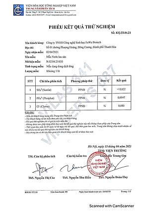 Nước lau sàn hữu cơ enzyme sinh học từ vỏ dứa Fuwa3e 1L - hương SẢ CHANH/ QUẾ