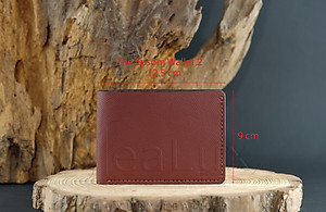 Ví Nam Da Epsom Dáng Ngang Handmade Lealux Epsom Wallet 2