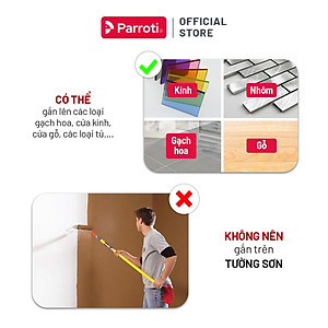 Móc Treo Cây Lau Nhà Dán Tường Đa Năng Chịu Lực Tốt, 2 Trong 1 - Parroti Keeper KP03