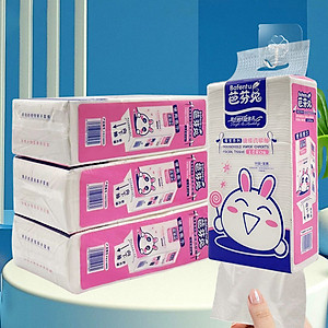 Bịch Khăn Giấy Rút 1680 Tờ 4 Lớp Treo Tường Bafentu Nội Địa Trung Cỡ Lớn Tiện Dụng