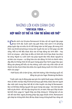 Sách Vinyasa yoga - Hợp nhất cơ thể và tâm trí bằng hơi thở