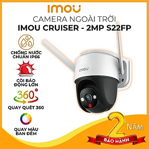Camera IP Wifi IMOU Cruiser S42FP 4MP S22FP Quay 360 độ, Cruiser SE S41FP 4M, S21FP Có Màu Đêm - hàng chính hãng