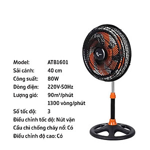 Quạt turbo ASIAvina - Quạt lửng turbo ASIAvina ATB1601 - Hàng chính hãng