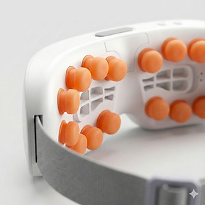 Máy massage mắt 16 đầu rung KACHI MK380 phun sương thư giãn - hàng chính hãng