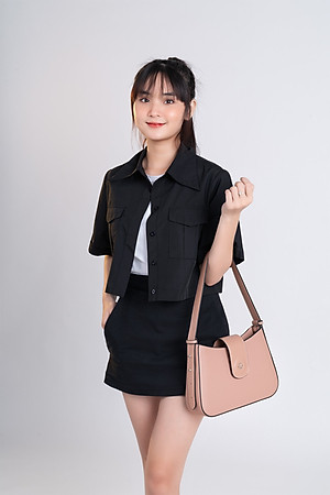 Túi Yuumy ( Thời trang nữ đi chơi, dự tiệc size 27 - Túi đeo vai da Seasand YN145 )