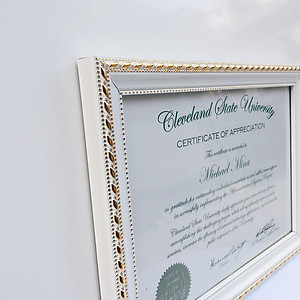 Combo 5 khung ảnh bằng khen  hoa văn A3,A4 - Khung ảnh treo tường kèm đinh tiện lợi