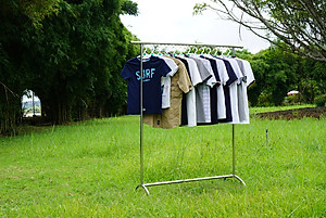 GIÁ PHƠI ĐỒ DUY LỢI 1 NHÁNH INOX (Qùa tặng 10 móc áo)