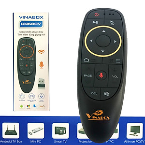 Điều Khiển giọng nói Vinabox KM680V - Tích hợp MIC VOICE siêu nhạy - Hàng chính hãng