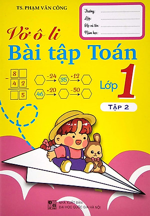 Vở Ô Li Bài Tập Toán Lớp 1 - Tập 2
