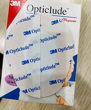 Miếng băng dán mắt 3M Nexcare 1537 (dùng cho trẻ nhỏ hơn 4 tuổi), 50 miếng/hộp ( mẫu mới)