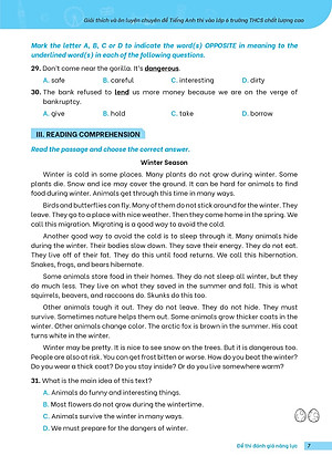 Giải Thích Và Ôn Luyện Chuyên Đề Tiếng Anh Thi Vào Lớp 6 Trường THCS Chất Lượng Cao - MEGA