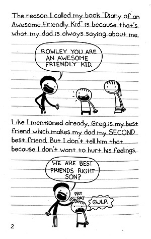 Diary Of An Awesome Friendly Kid: Rowley Jefferson's Journal (Diary Of A Wimpy Kid)