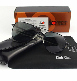 Kính râm, Kính mát Nam Nữ Cơn Ao Tròng Thủy Tinh Cao Cấp Chống Nắng, Chống Lóa UV + Tặng Fullbox Phụ Kiện