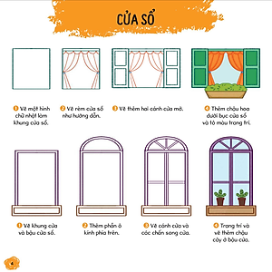 Sách Vẽ Tất Tật Từ Những Hình Cơ Bản - Nhà Cửa Và Đồ Đạc