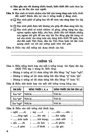 Sách Câu Hỏi Và Bài Tập Trắc Nghiệm Tiếng Việt Lớp 5 Tập 1