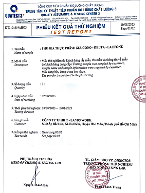 1kg đường nho Pháp tạo đông tào phớ đậu hũ ngon béo (Chiết từ bao 25kg) glucono delta lactone