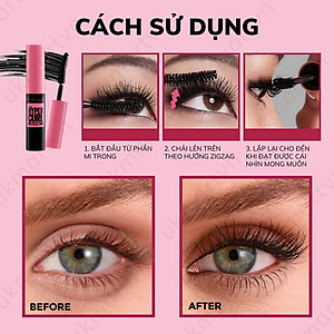 Mascara Dài và Cong Mi Maybelline New York Hyper Curl Waterproof Màu Đen
