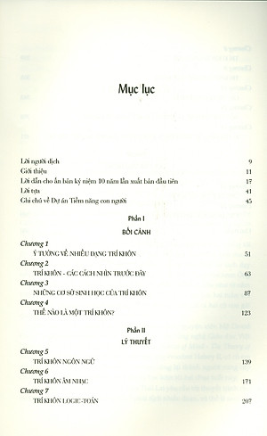 Sách - Cơ Cấu Trí Khôn - Lý Thuyết Về Nhiều Dạng Trí Khôn