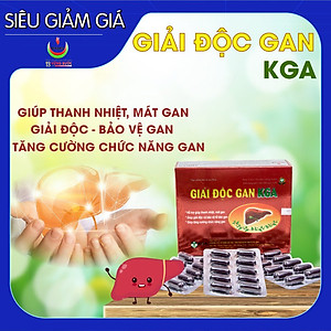 GIẢI ĐỘC GAN KGA - Năng Động - Thanh nhiệt, giải độc, mát gan