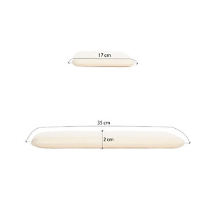Gối nằm cao su thiên nhiên em bé Liên Á Oval + Kèm áo gối cùng kích thước .