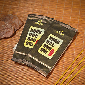 Khăn ướt bao sái lau bàn thờ EcoWipes hộp 20 gói hương trầm