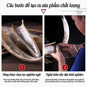 Dụng cụ mát xa bằng sừng siêu dày VIP - MH898 - làm mịn da mặt và toàn thân giúp lưu thông khí huyết