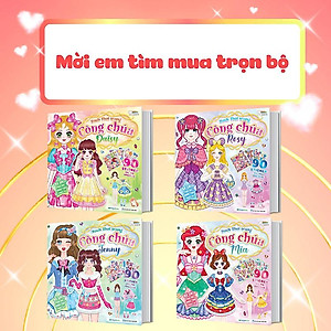 Sách thời trang Công chúa - Sách bóc dán sticker cho bé gái