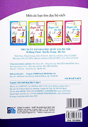 Luyện Viết Chữ Đẹp Lớp 3 - Tập 1