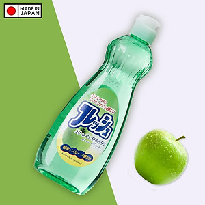 Chai nước rửa bát chén hương táo 600ml Rocket nội địa Nhật Bản