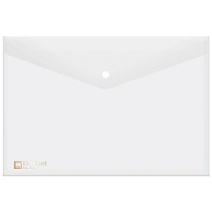 Bìa Nút Nhựa Elephant 425F - Màu Trắng