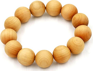 Chuỗi đeo tay gỗ ngọc am 18 ly 13 hạt
