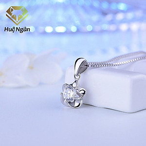 Dây chuyền bạc Ý 925 Huệ Ngân - Hoa đại PP1618