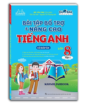Sách - GLOBAL SUCCESS - Bài tập bổ trợ và nâng cao tiếng anh lớp 8 tập 1 (có đáp án)