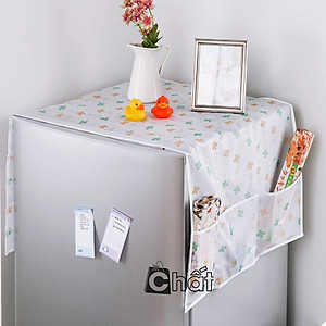 Bộ 2 tấm phủ tủ lạnh Có Túi 2 Bên GROFA - Giao mẫu ngẫu nhiên