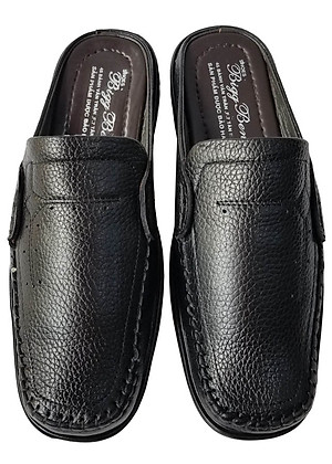 Dép Bít Mũi Nam Da Bò BIGGBEN Cao Cấp SB92